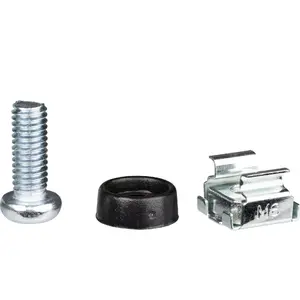 Mounting kit EFB Elektronik 691099HQ — steel cage nut set, black and silver, 20× M6