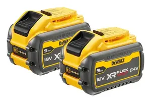 DeWalt DCB547X2-XJ FLEXVOLT 18/54V 9.0Ah akumulatoru komplekts