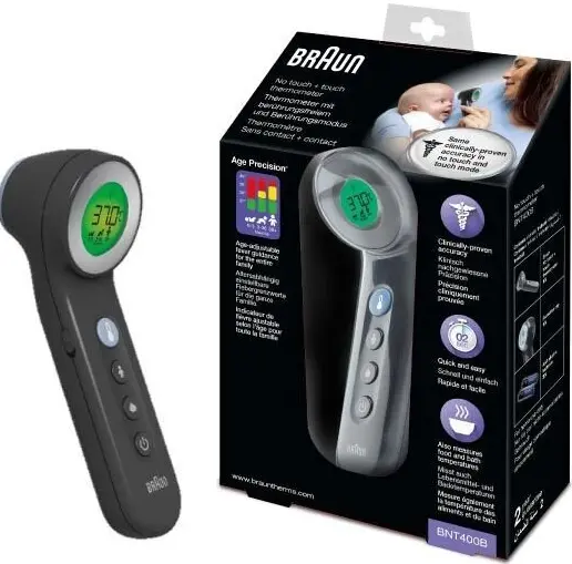 Бесконтактный лобный термометр BRAUN BNT 400 Photo 7