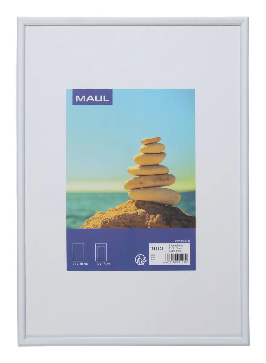 Maul 1935402 Single Picture Frame White Photo 4