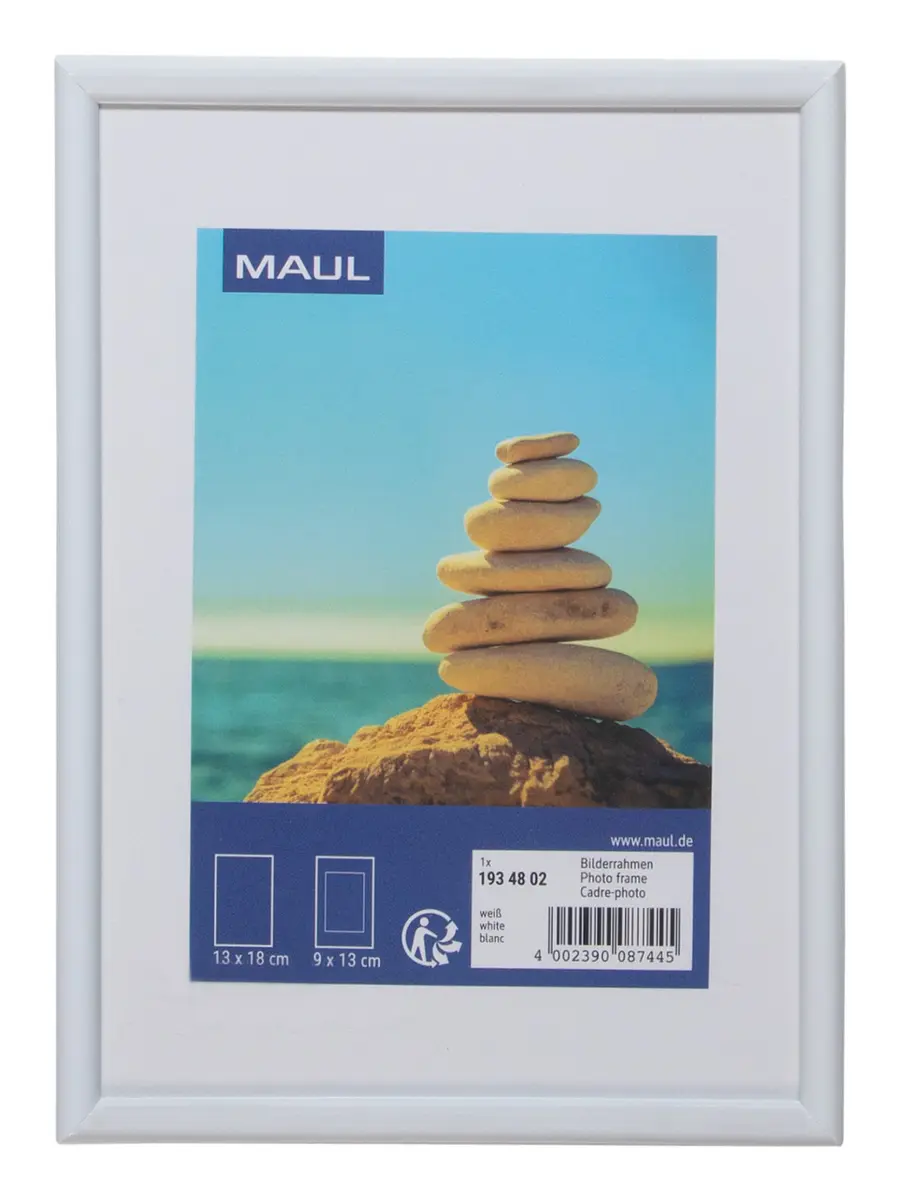 Maul 1934802 Single Picture Frame White Photo 4