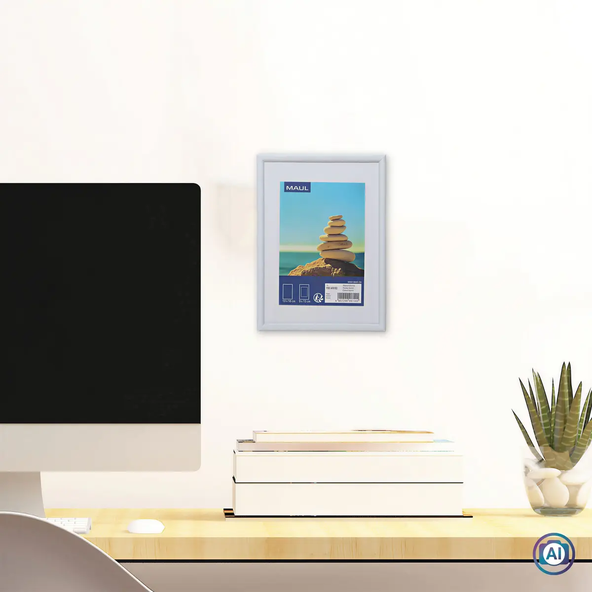 Maul 1934802 Single Picture Frame White Photo 9