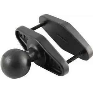 Mount base RAM Mounts Square Post Clamp Base for posts up to 4" wide aluminium ball 5.71 cm black