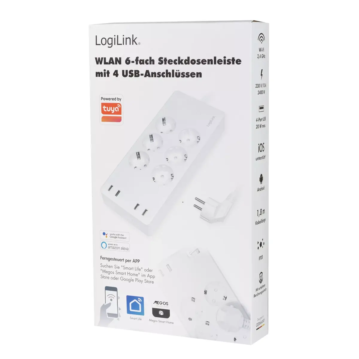 LogiLink Wi-Fi Умная Розетка 6-местная Photo 8