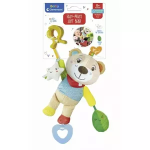 Подвесная мягкая игрушка Clementoni Pendant Soft Bear — мягкий медвежонок для кроватки и коляски