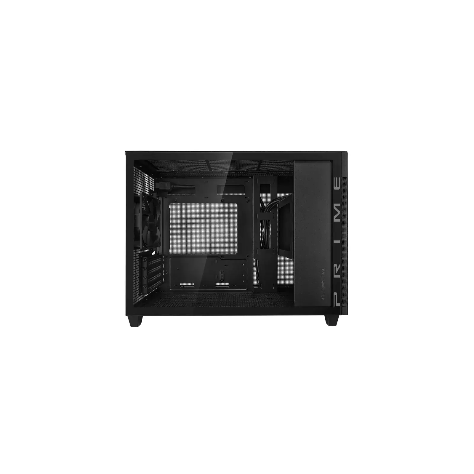  ASUS Prime AP201 Black MicroATX Supports 338mm Graphics Cards,  360mm Coolers, Standard ATX PSUs, Tool-Free Side Panels, Tempered Glass  Front Panel, USB Type-C : Electronics