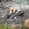 Esschert Design FF233 Outdoor Firewood Grill Photo 12