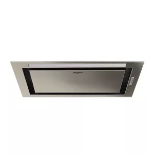 Built-in ceiling Cooker Hood WHIRLPOOL WCT3 64 FLB X — 514 mm width, 395 m³/h extraction, aluminium/carbon filter