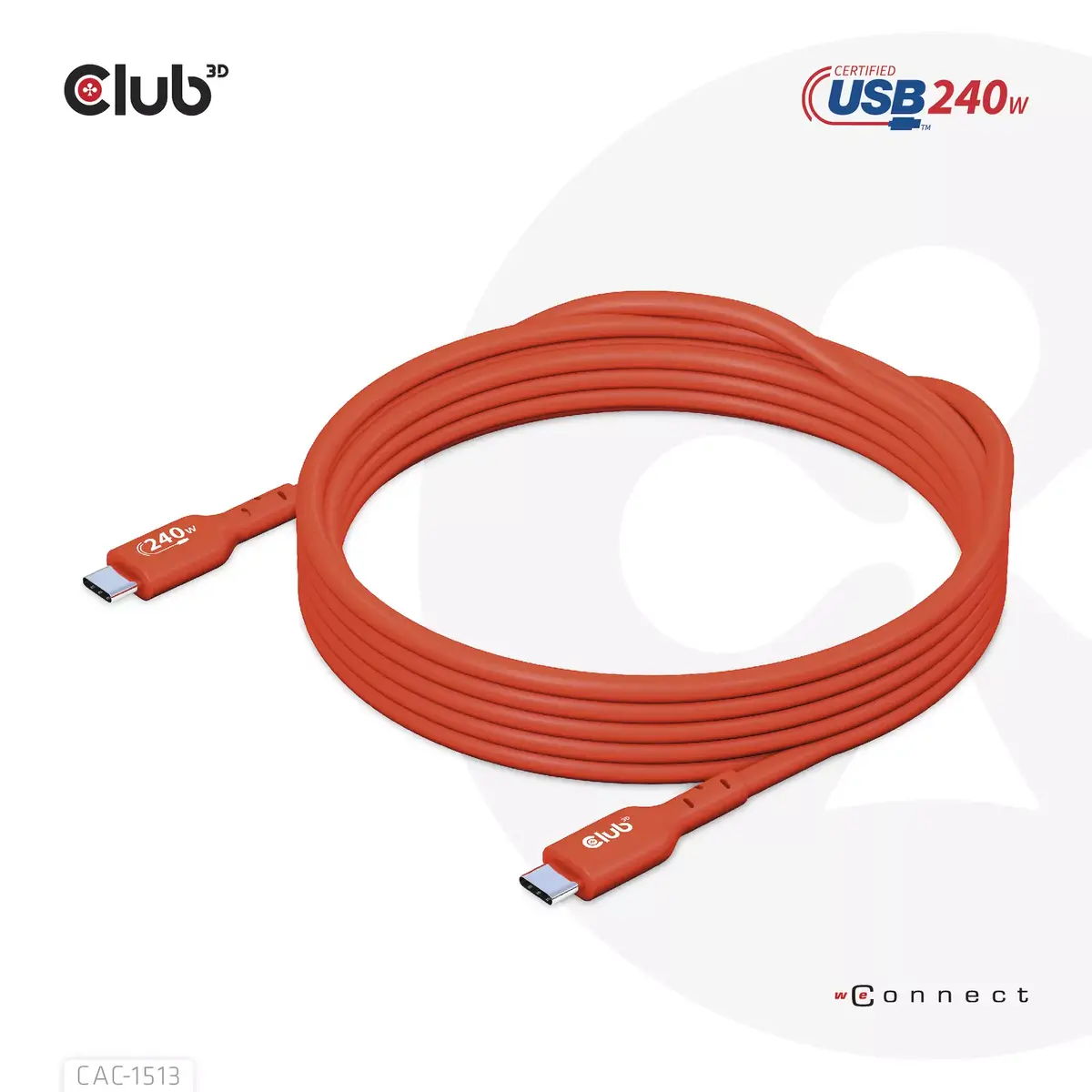 USB2 Type-C кабель CLUB3D CAC-1513 Photo 12