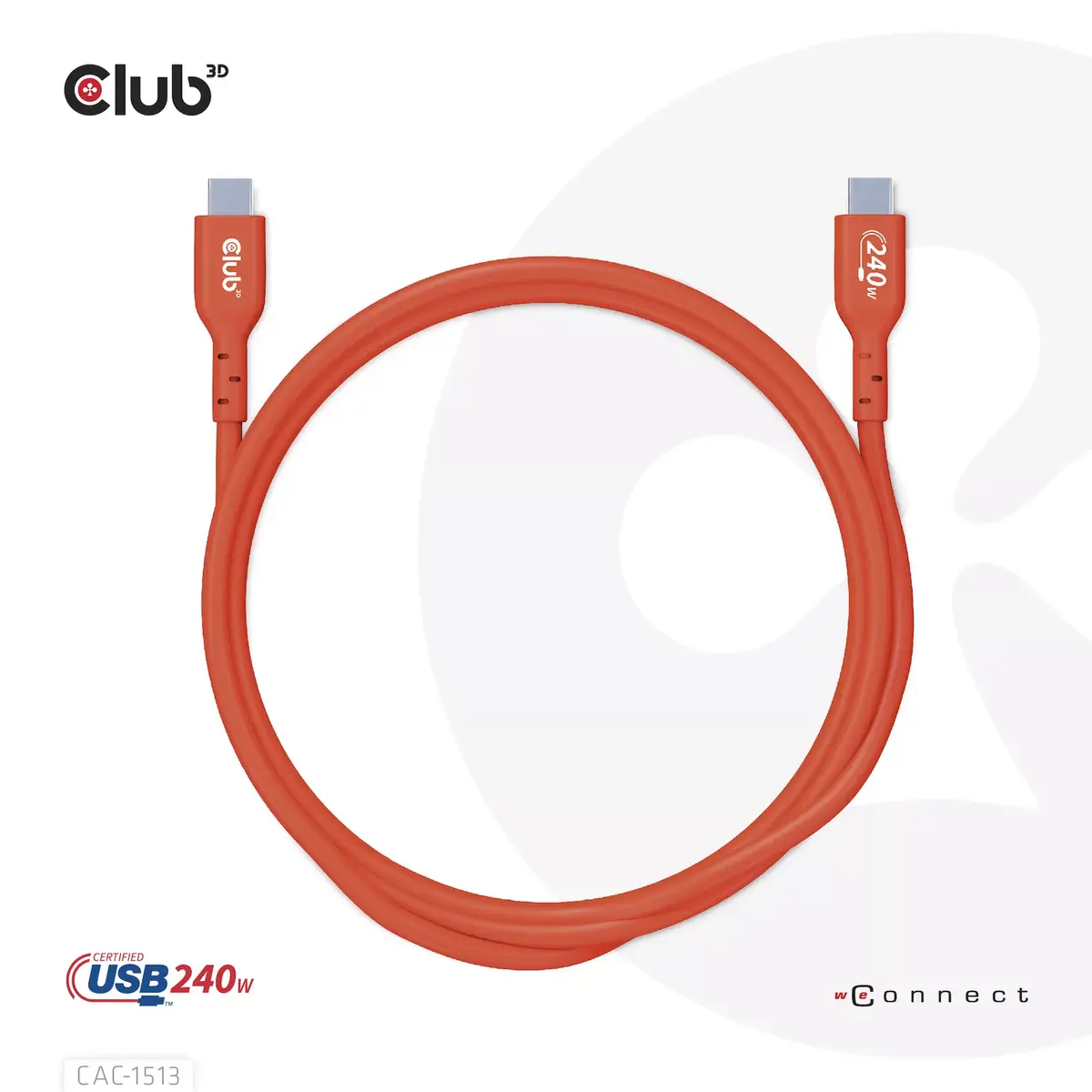 USB2 Type-C кабель CLUB3D CAC-1513 Photo 13