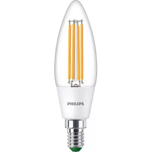 Philips Filament Candle Clear 40W B35 E14 2.3W 485lm 3000K