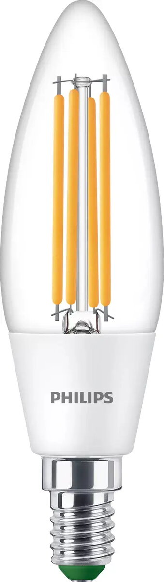 Philips Filament Candle Clear B35 E14