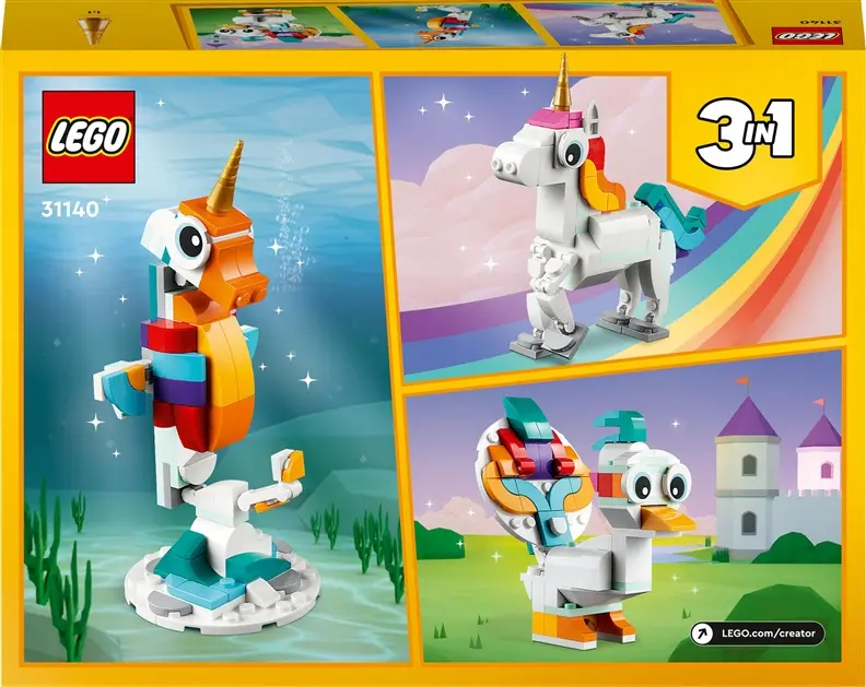 LEGO Creator 3in1 31140 Magical Unicorn toy Photo 17