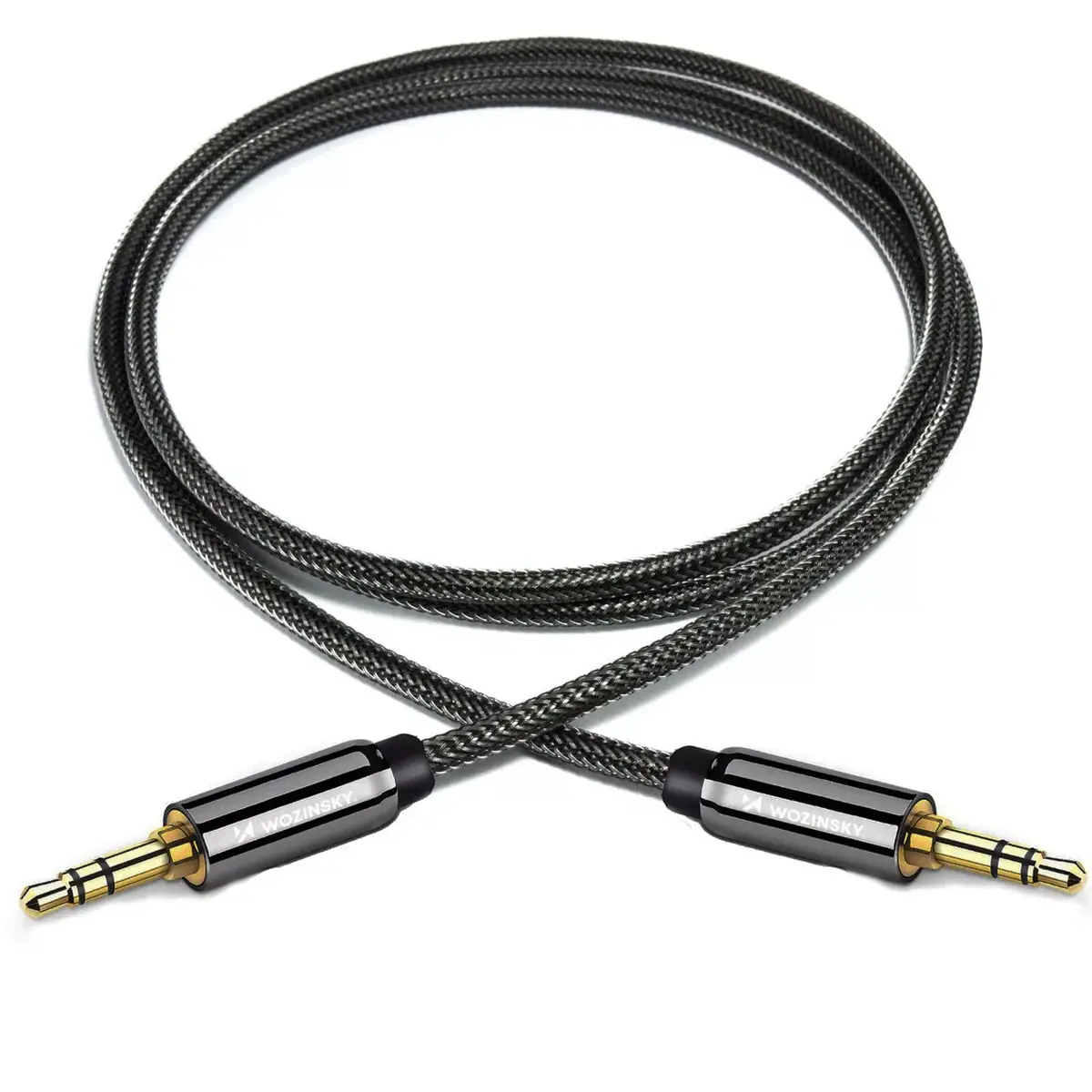 Wozinsky mini jack kabelis 2x AUX 2 m Photo 4