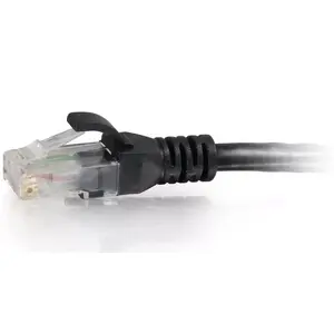 C2G 0.3m Cat6 RJ-45 m/m networking cable Black U/UTP