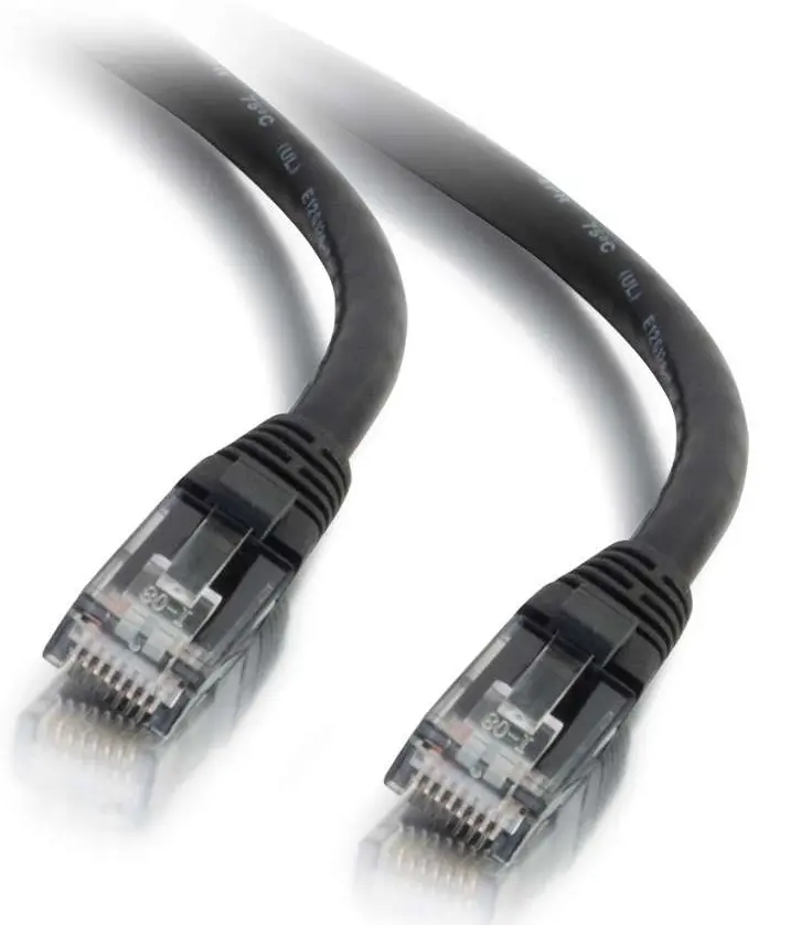 Сетевой патч-корд C2G Cat6 0.3м черный Photo 2