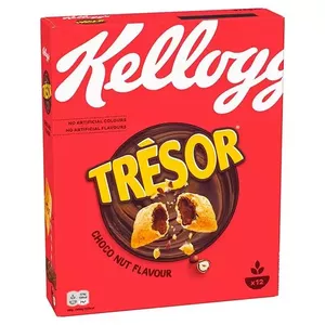 Cushions Kellogg Company Tresor Choco Nut 410 g Energy 456 kcal