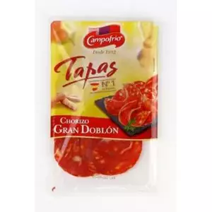 Žāvēta cūkgaļas desa Chorizo, šķēlēs, I r., 80g