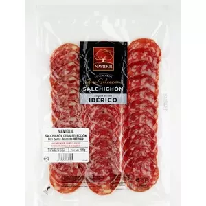 Žāvēta desa NAVIDUL Salchichon Iberico, sagriezta, 100g