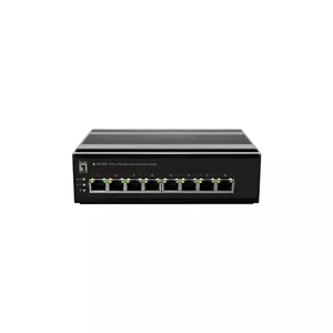 LevelOne IFS-0801 tīkla pārslēgs Nepārvaldīts Fast Ethernet (10/100) Melns