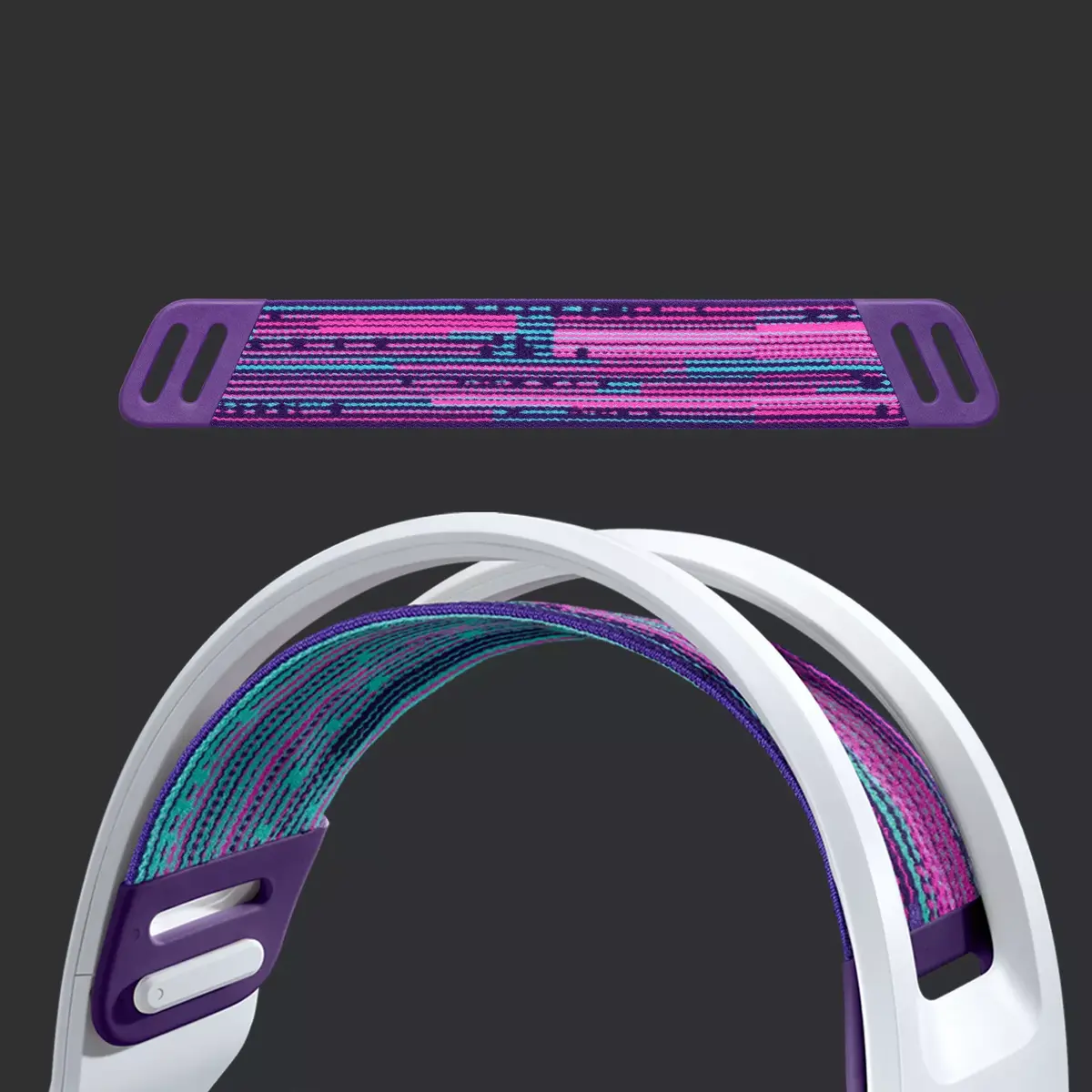 Bezvadu RGB spēļu austiņas Logitech G G733 LIGHTSPEED Photo 2
