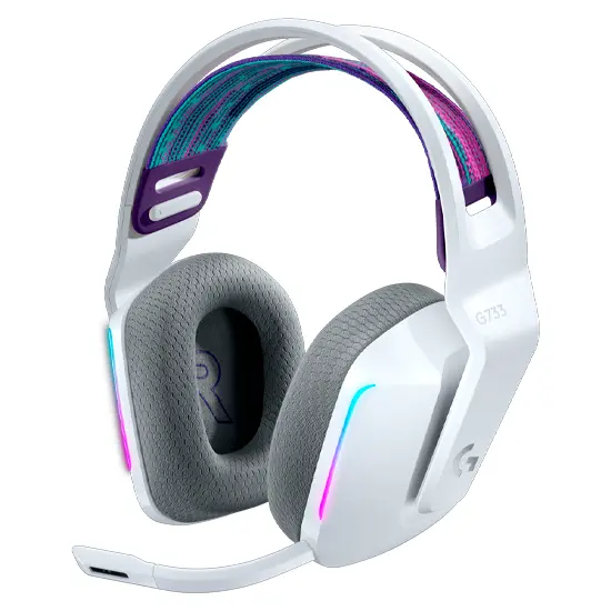 Bezvadu RGB spēļu austiņas Logitech G G733 LIGHTSPEED Photo 16