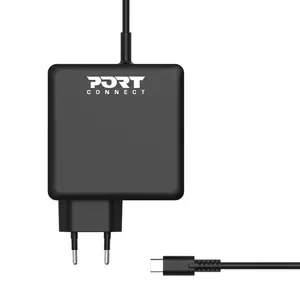 Зарядное устройство Port Designs 900097B-EU AC Быстрая зарядка Смартфон Планшет Черное