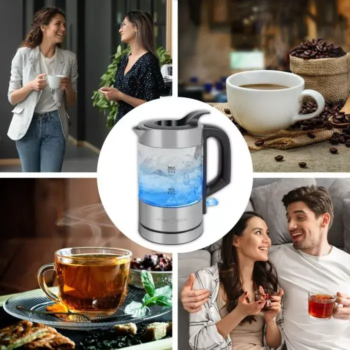 Electric kettle ProfiCook 0.5 L 1100 W PC-WKS 1228 G Photo 3