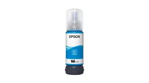 Ink Bottle Epson 108 EcoTank Cyan – original replacement ink for EcoTank printers, cyan