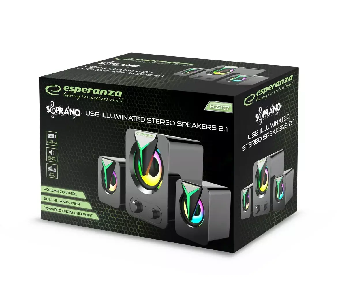 ESPERANZA EGS107 проводные колонки 2.0, 5 Вт Photo 5