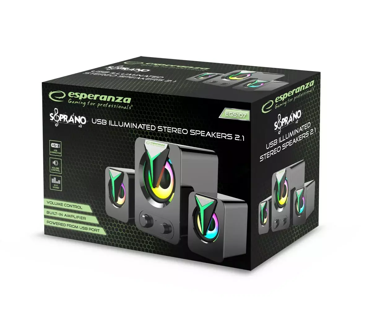 ESPERANZA EGS107 проводные колонки 2.0, 5 Вт Photo 7