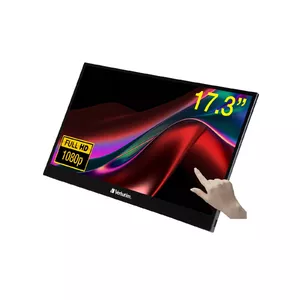 Datora monitors Verbatim 49593 17.3" Skārienekrāns LCD 1920 x 1080