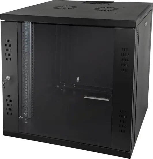19" Sienas servera skapis Q-LANTEC SW-15U-600-450-N-DSJ-OP-RP-F-C