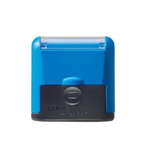 Штамп COLOP Printer C20 с синим корпусом и синей подушкой