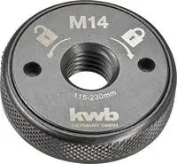 Nut for quick clamping KWB 717700 for 115–230 mm
