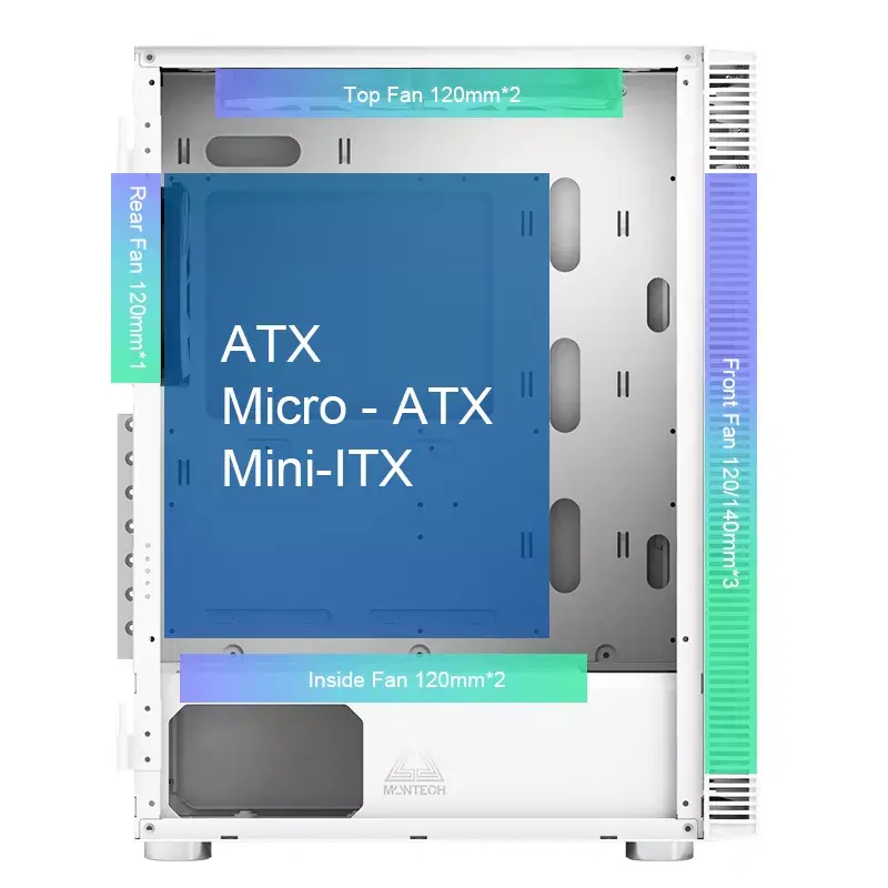 Компьютерный корпус Montech X3 GLASS Photo 8