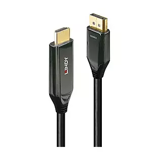Lindy 3m Aktīvais DisplayPort 1.4 uz HDMI 8K60 kabelis