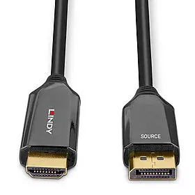 Lindy 3m Aktīvais DisplayPort 1.4 uz HDMI 8K60 kabelis Photo 4