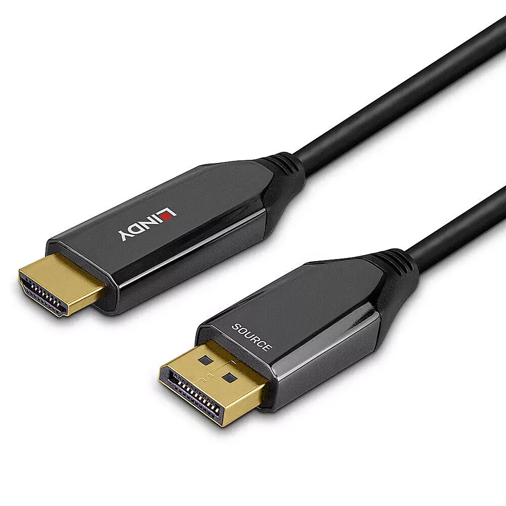 Lindy 1m Aktīvais DisplayPort 1.4 uz HDMI 8K60 kabelis Photo 4