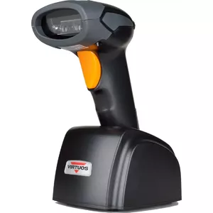 Barcode CCD Reader VIRTUOS HW-311A wireless USB with RS-232 emulation, black