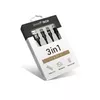 RhinoTech 3-in-1 USB-A uz Micro/Lightning/USB-C kabelis 1.2m Photo 3