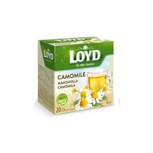 Herbal Tea Loyd Pyramids Chamomile 20 x 1.5 g – pyramid tea bags, 30 g total