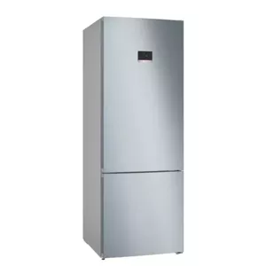 Fridge-freezer Bosch Serie 4 KGN56XLEB — freestanding stainless steel, 508 L (400 L fridge + 108 L freezer), No Frost, LED display