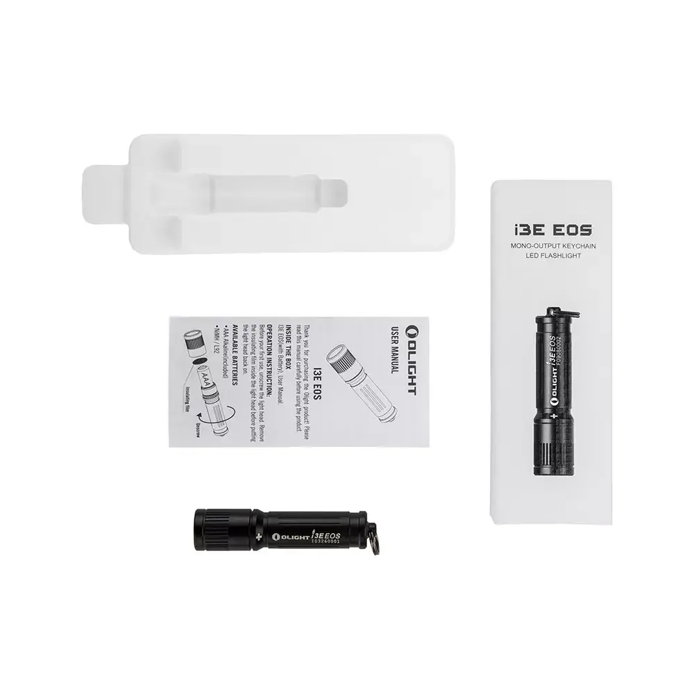 Rokas lampa Olight i3E Black Photo 5
