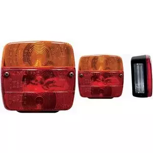 Trailer tail light IWH 616111, 4-chamber, 12 V