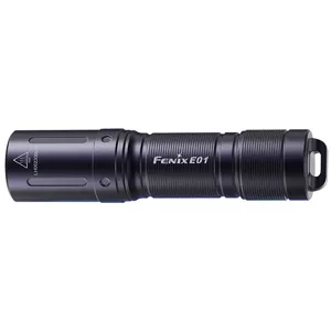 Fenix E01 V2.0 kabatas baterija Melns Rokas lukturis LED