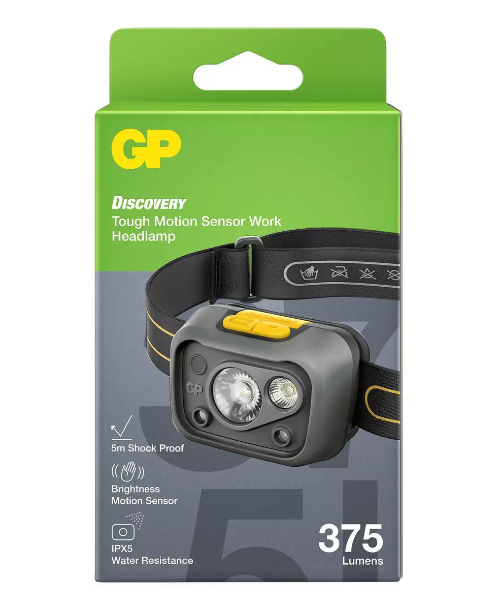 Налобный фонарь GP Lighting Discovery Black Photo 2