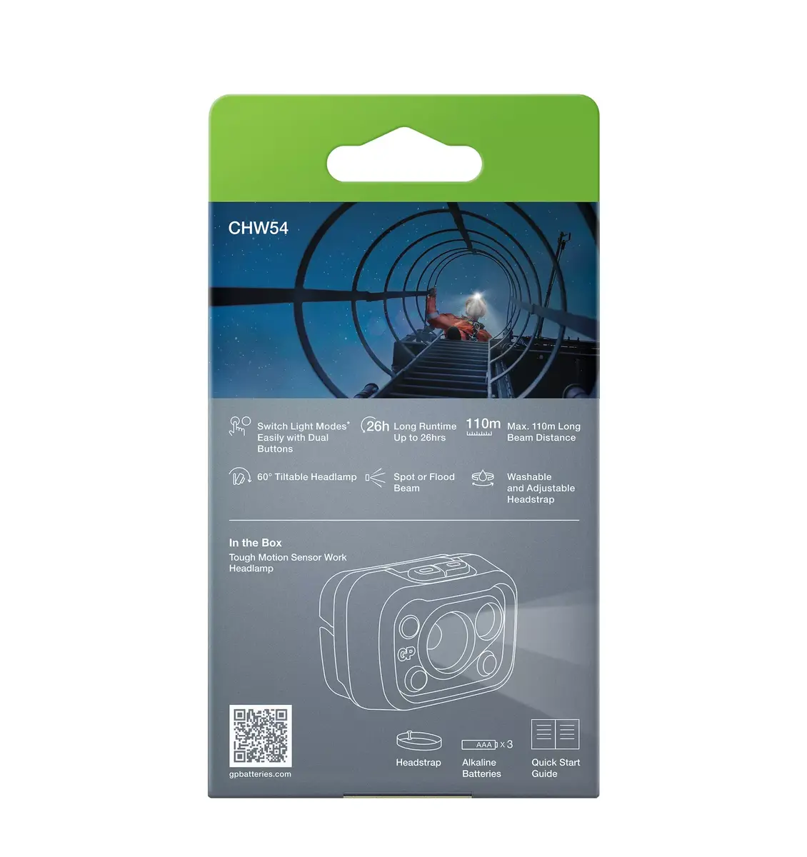 Налобный фонарь GP Lighting Discovery Black Photo 3