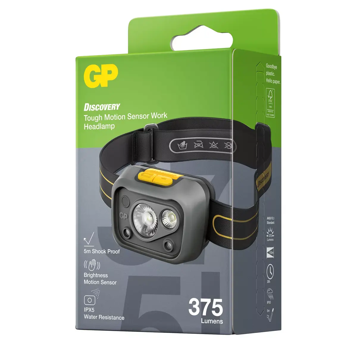 Налобный фонарь GP Lighting Discovery Black Photo 6