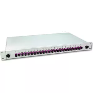 Кросс сплайс-бокс Lightwin SPBOX 24G50 OM4 SC — 24 волокна, 24×SC многомод 50/125µm OM4
